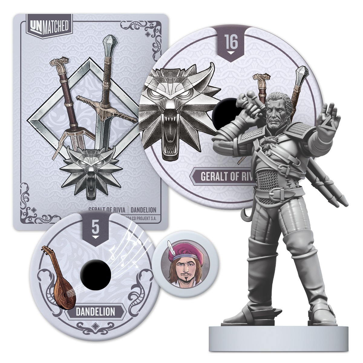 Unmatched : The Witcher - Steel and Silver